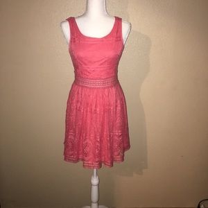 Hot Pink Forever 21 Frilly Dress